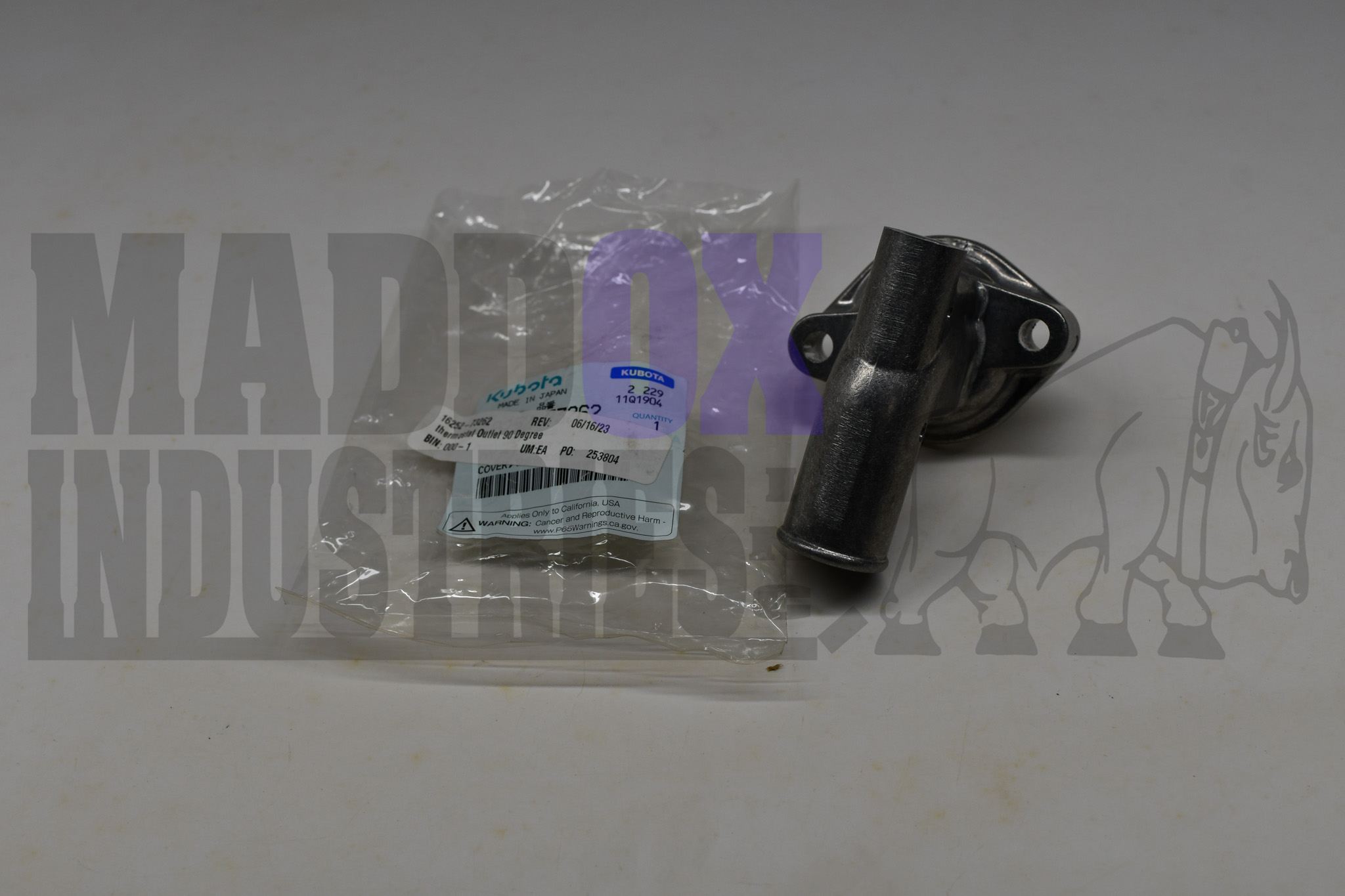 Kubota 16252-73262 Thermostat Cover